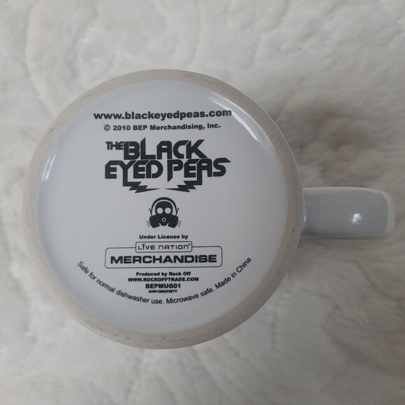 Black Eyed Peas BEP The E.N.D. Tour Mug 2010 LP Logo Officially Licensed - Picture 6 of 6